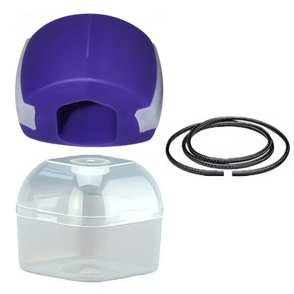 Silicone Jaw Exerciser Lift Jaw Line Double Chin Remover Face Masseter Face Fitness Ball Face Neck Muscle Trainer Jaw Simulator